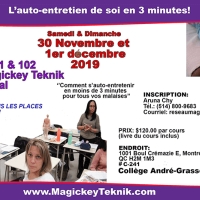 Cours 101 et 102  Magickey-Teknik-Montréal au Collège André-Grasset